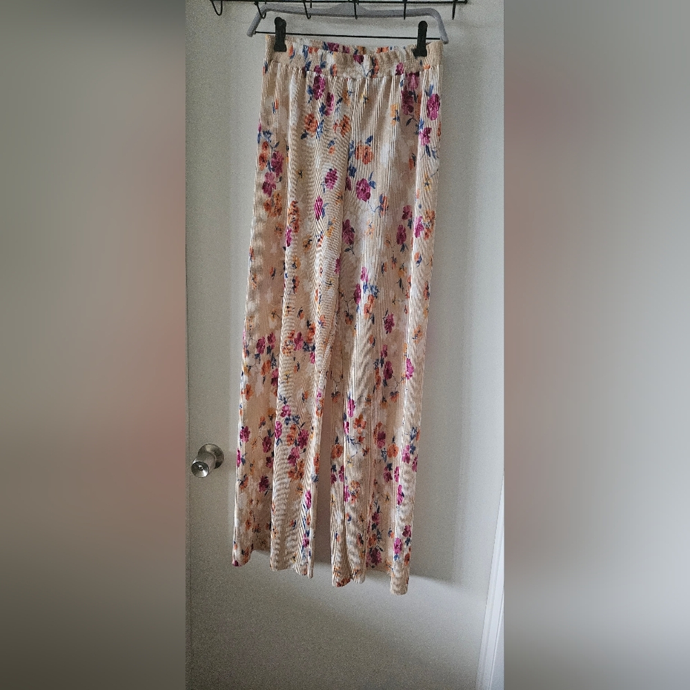 Accordian fabric trouser pant